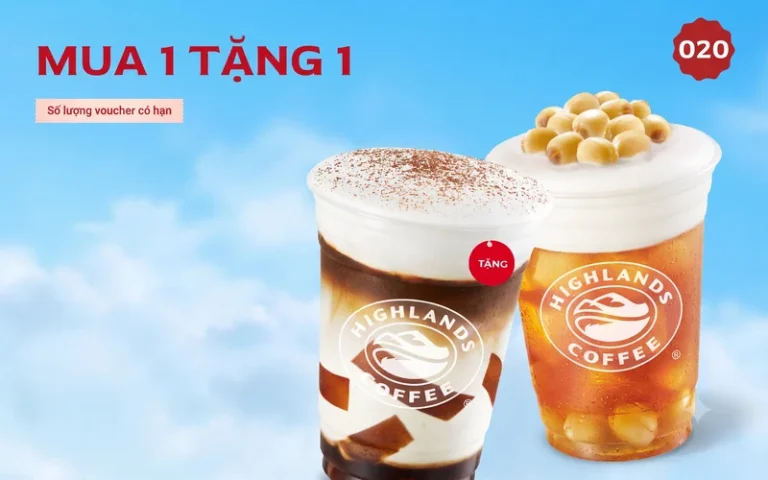Hướng Dẫn Cách Lấy Mã Mua 1 Tặng 1 Highlands Coffee Mới Nhất